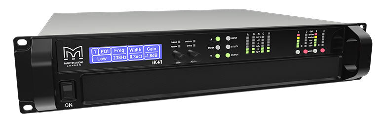 Martin Audio iK41-DANTE - Four channel 6000W Class D Power Amplifier